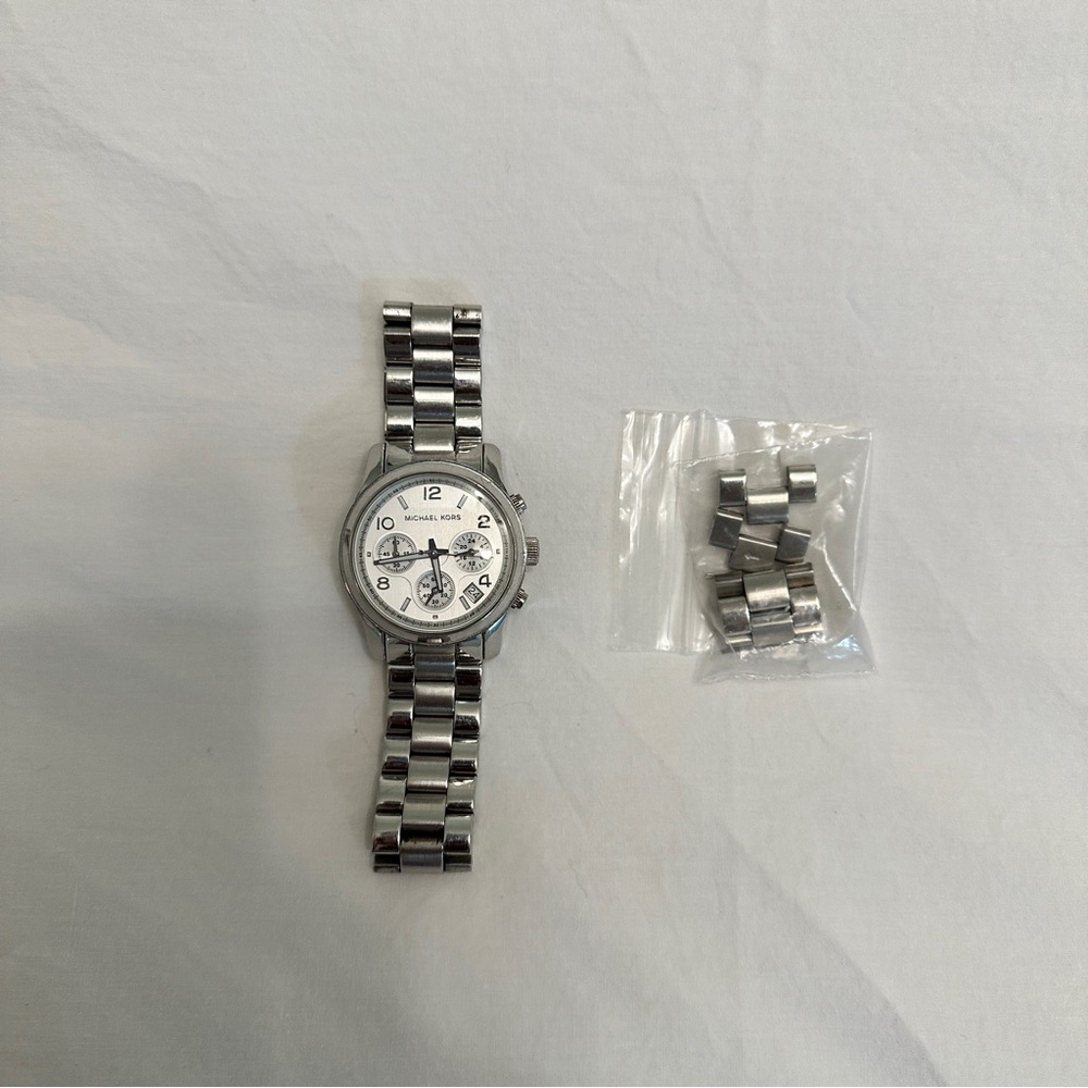 Michael Kors women silver all stainless watch